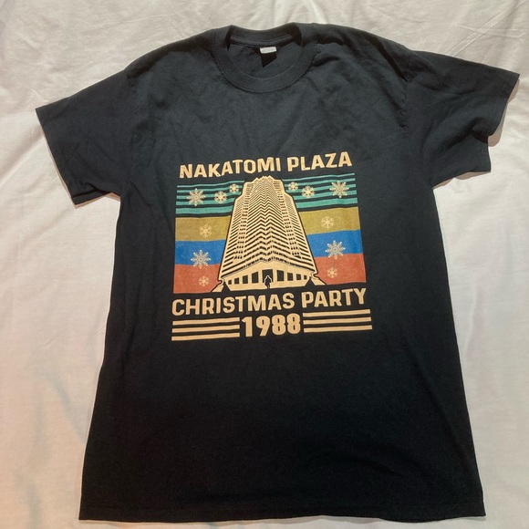 Die Hard Nakatomi Plaza Christmas Party 1988, T-shirt! Size medium - Picture 1 of 4
